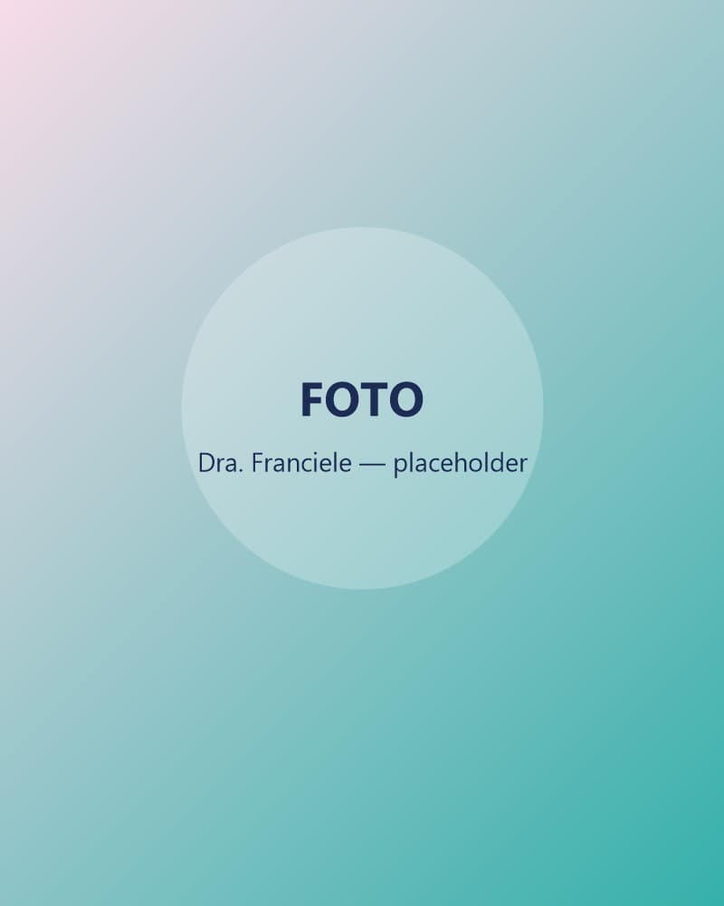 Dra. Franciele Maria de Lima Rios Almeida, Terapeuta Ocupacional